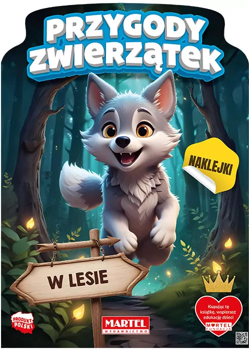 Przygody zwierzątek w lesie z naklejkami - tantis.pl