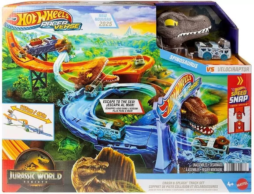 Hot Wheels Raceverse Jurassic World Crash&Splash - tantis.pl