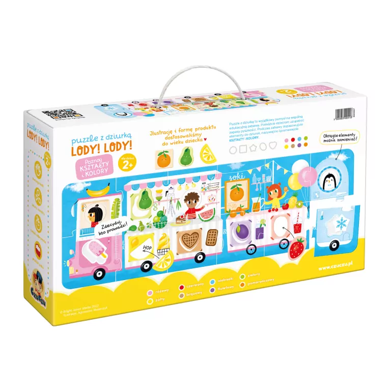 CzuCzu. Puzzle z dziurką. Lody! Lody!  2+ - tantis.pl