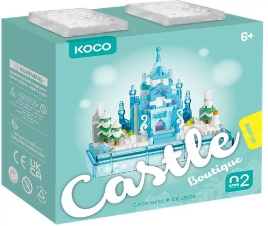 Klocki Niebieski Zamek 381el - tantis.pl