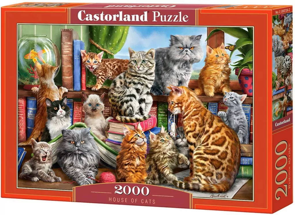 Puzzle 2000. House of cats - tantis.pl