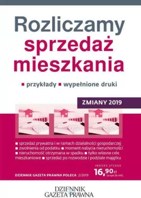 Rozliczamy sprzedaż mieszkania Zmiany 2019