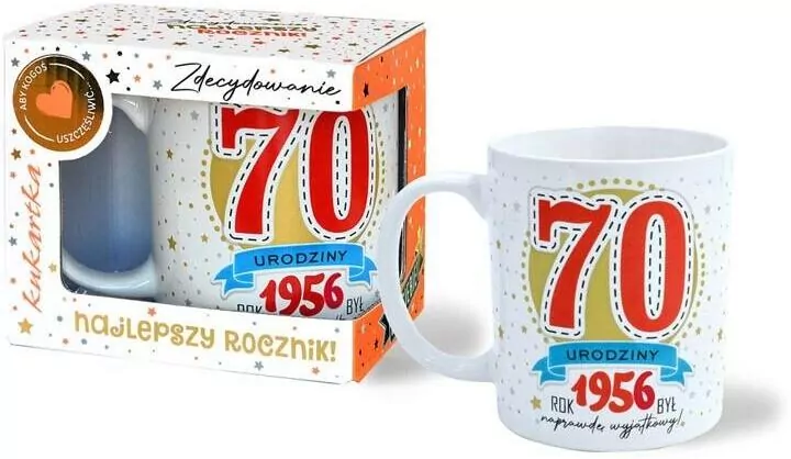 Kubek Premium Urodziny 70 - tantis.pl