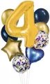 Zestaw balonów cyfra 4, wys. 40-60cm BCF-204-4 - tantis.pl