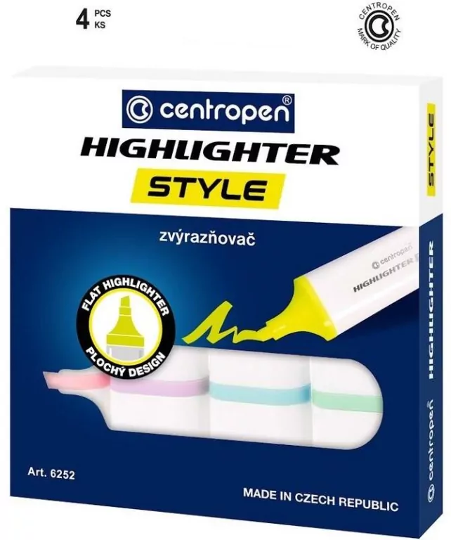 Zakreślacz soft 4 kolory - tantis.pl