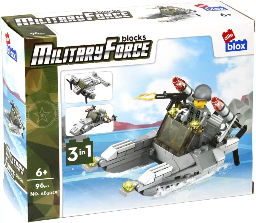 Klocki konstrukcyjne Wojsko ALLEBOX - tantis.pl