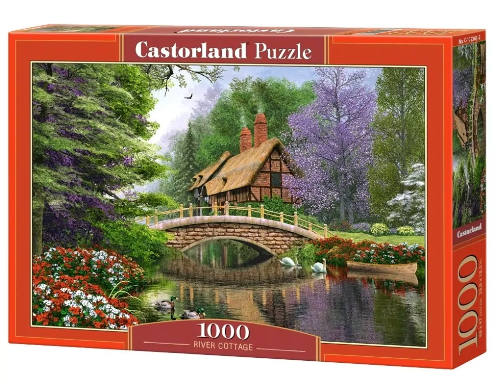 Puzzle 1000. Dom nad rzeką  102365 - tantis.pl
