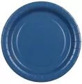 Talerzyki papierowe granatowe 18cm - tantis.pl