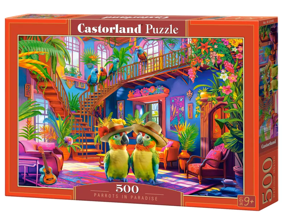 Puzzle 500. Parrots in Paradise - tantis.pl