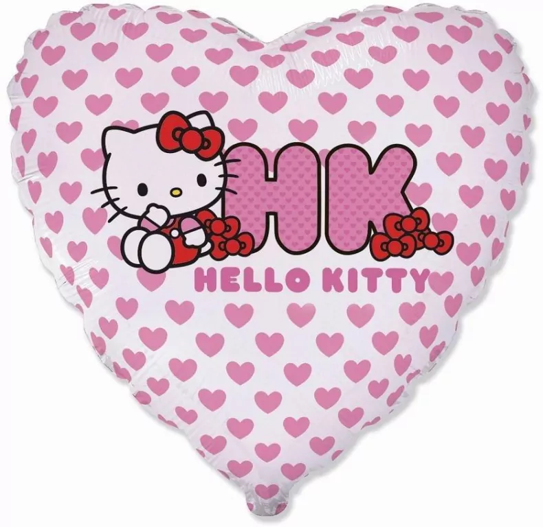 Balon foliowy Hello Kitty 45cm - tantis.pl