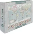 Puzzle 2000 - Świat polityczny m. stylizowana - tantis.pl