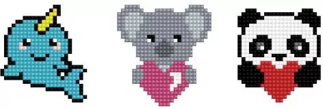 Diamond Dotz - Love You Chums naklejki - tantis.pl