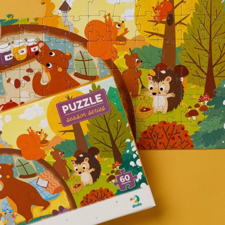 Puzzle 60. Pory roku. Czas zbiorów - tantis.pl