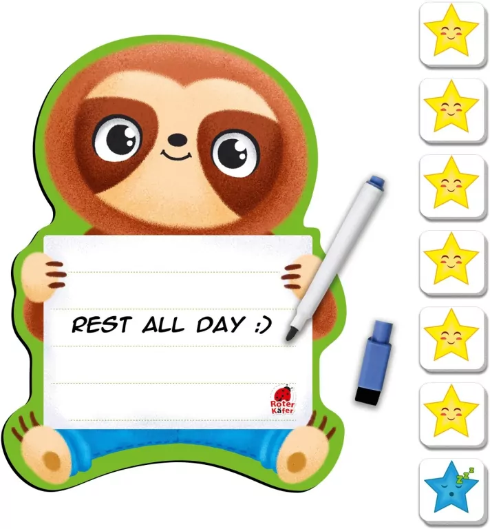 Tablica magnetyczna z markerem Leniwiec - tantis.pl