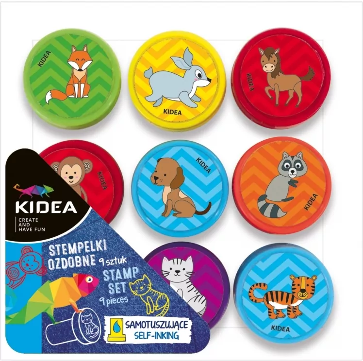Stempelki ozdobne 9 szt - tantis.pl