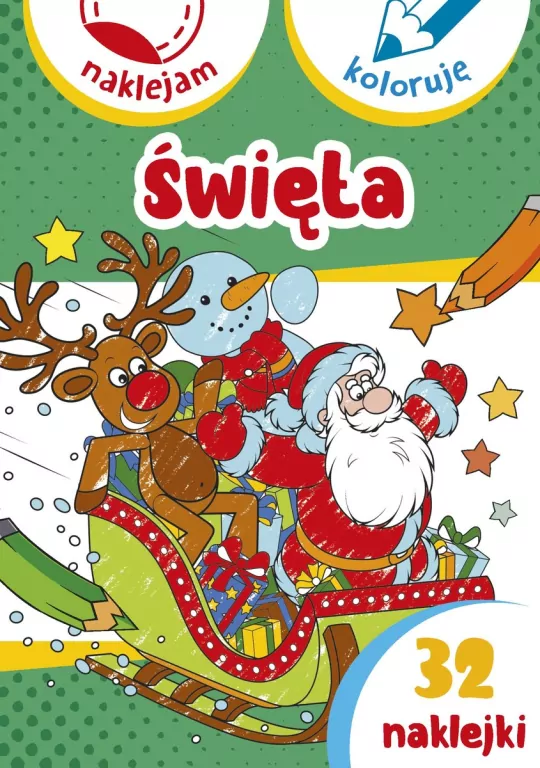 Naklejam i koloruję. Święta - tantis.pl