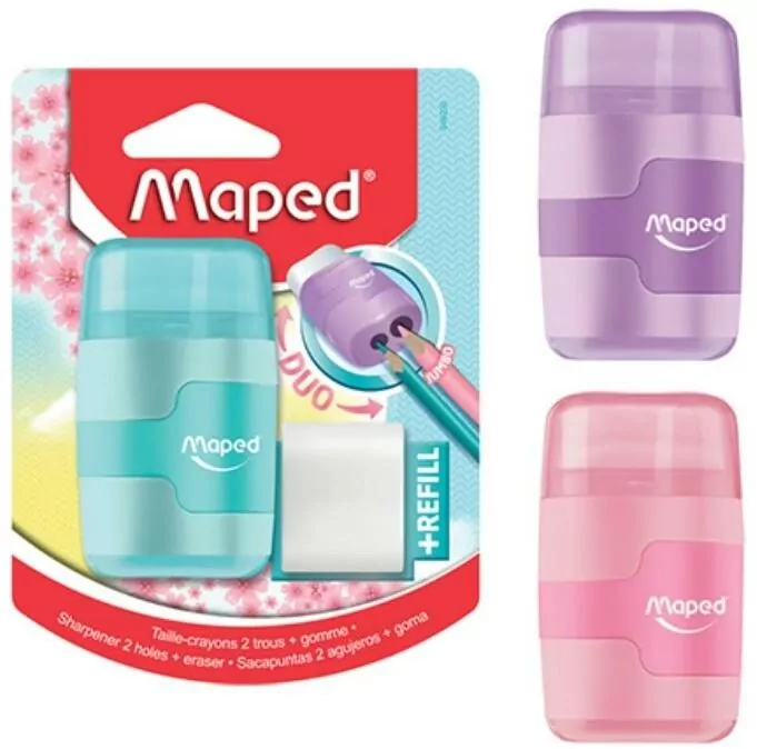 Temperówka z gumką. Connect pastel. 2 otwory - tantis.pl