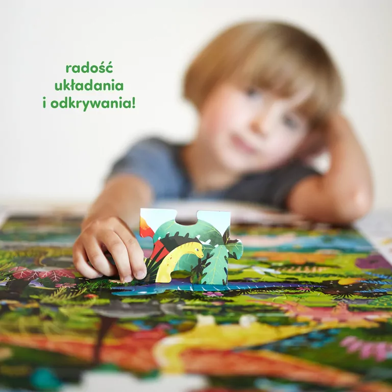 CzuCzu. Dinozaury. Obserwacyjne puzzle. 4+ - tantis.pl