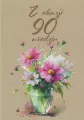 Kartka okolicznościowa Urodziny 90 - tantis.pl