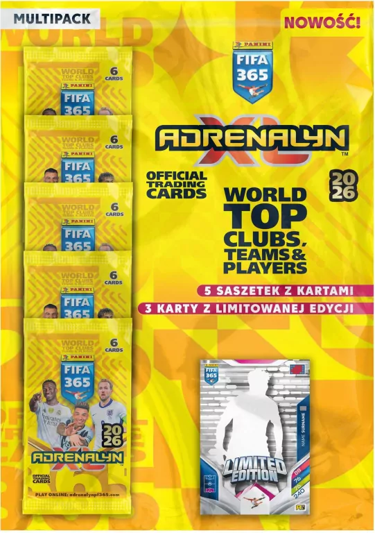 Panini Fifa 365 Adrenalyn XL 2026 Multipack - tantis.pl