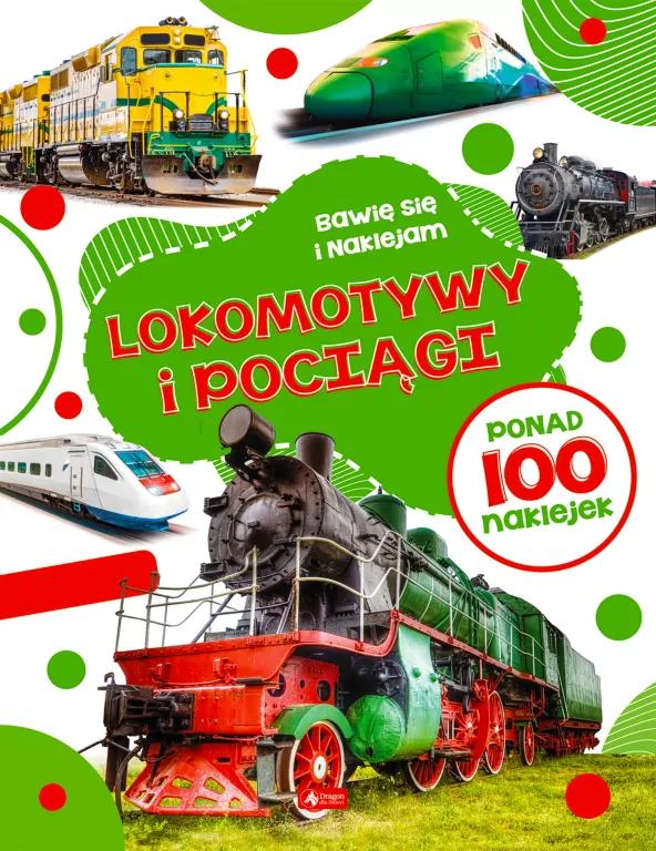 Lokomotywy i pociągi. Bawię się i naklejam - tantis.pl