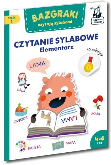 Kapitan Nauka Bazgraki czytają sylabami Elementarz - tantis.pl