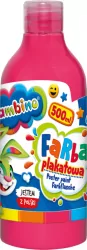 Farba plakatowa w butelce 500 ml różowa bambino