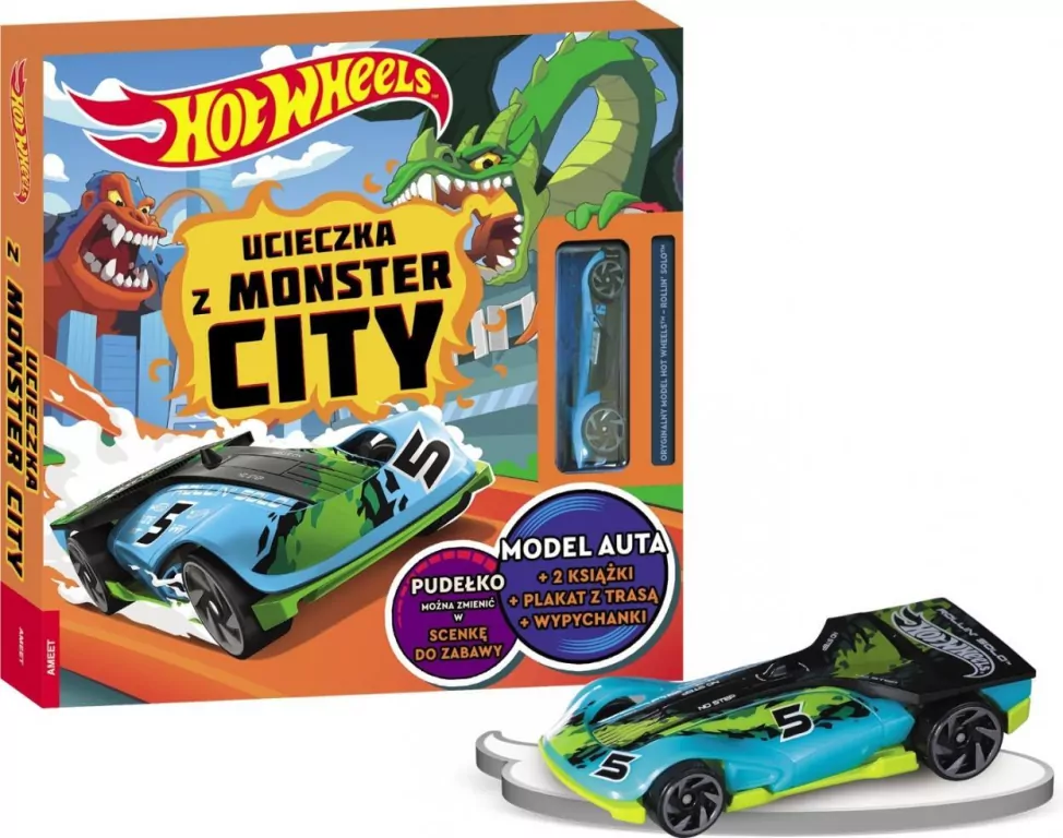 Mattel Hot Wheels. Ucieczka z Monster City - tantis.pl