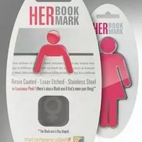 HER Bookmark. Metalowa zakładka do książki - tantis.pl