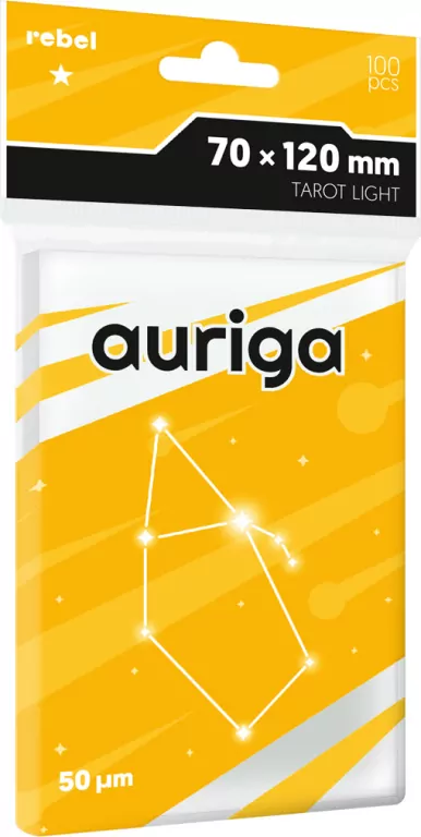 Koszulki na karty Rebel (70x120 mm) Auriga Light, 100 sztuk - tantis.pl