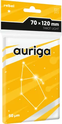 Koszulki na karty Rebel (70x120 mm) Auriga Light, 100 sztuk