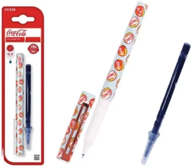 Cienkopis 0,5mm z wkładem wymiennym Coca-Cola - tantis.pl