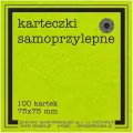 Karteczki samoprzylepne Fluo 75x75mm 100K zieleń - tantis.pl