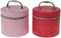 Kuferek S z lusterkiem na zamek 14x13x14cm MIX - tantis.pl