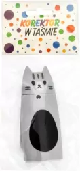 Korektor w taśmie. Kot