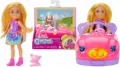 Barbie Chelsea i misiowy pojazd - tantis.pl