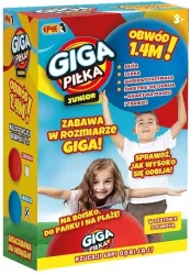 Giga piłka Junior czerwona