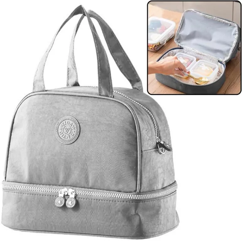 Torba termiczna izolacyjna srebrna 27cm - tantis.pl