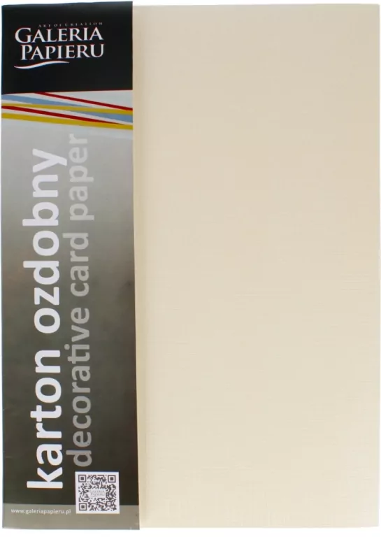 Karton Ozdobny A4 Kremowy - tantis.pl