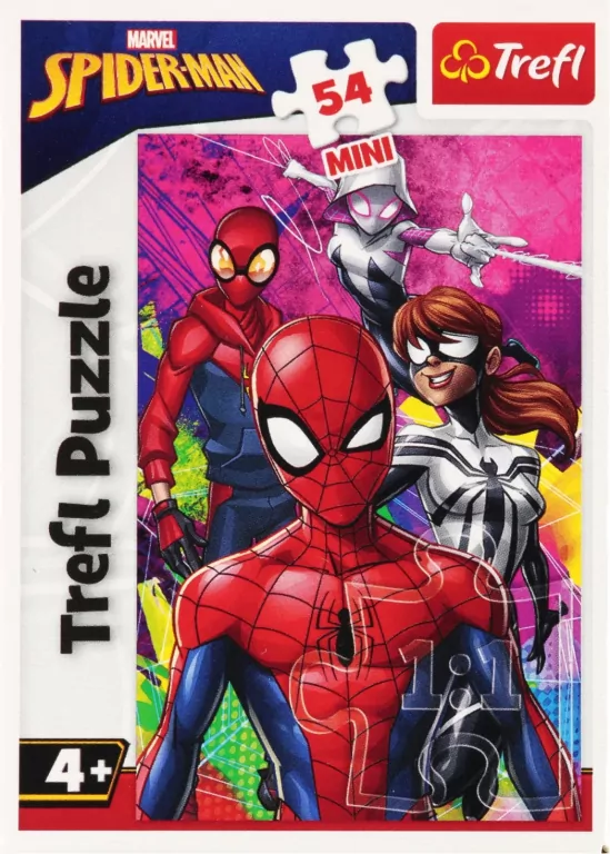 PUZZLE 54EL TREFL MINI SPIDERMAN MIX4 PUD240 - tantis.pl