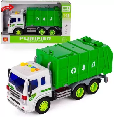 Śmieciarka światło i dźwięk 1:16