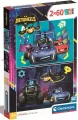Clementoni. Puzzle 2x60 Super Kolor. Batwheels - tantis.pl