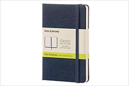 Notes Classic 9x14 tw. gładki- szafirowy MOLESKINE - tantis.pl