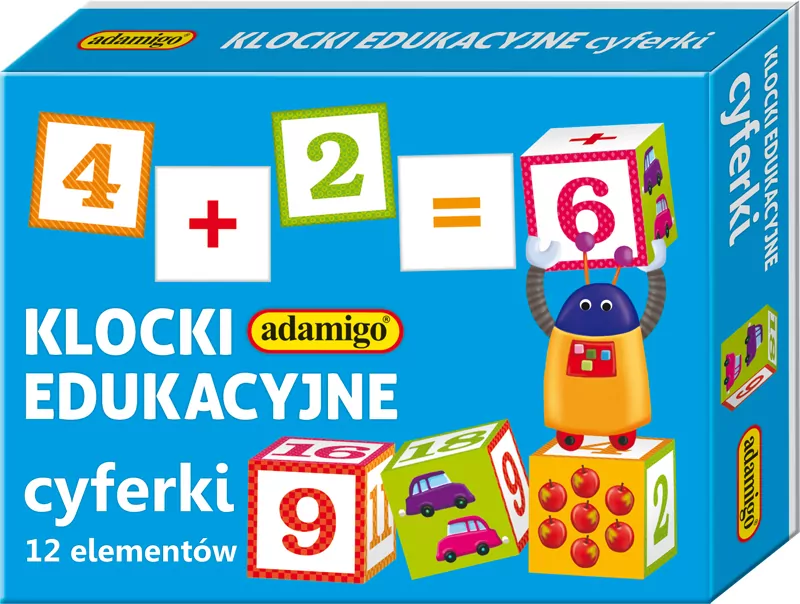 Adamigo. Klocki Cyferki - tantis.pl