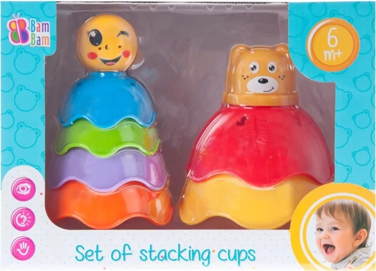 Zestaw kubeczków do układania - tantis.pl