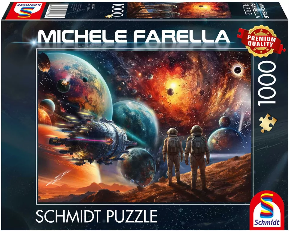 Puzzle PQ 1000 Michele Farella Kosmiczna Podróż G3 - tantis.pl