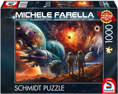 Puzzle PQ 1000 Michele Farella Kosmiczna Podróż G3