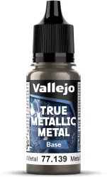 Vallejo: 77.139 - True Metallic Metal - Base - Aged Metal (18 ml)