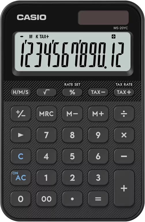 Kalkulator Casio MS-20YC-BK - tantis.pl