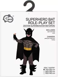 Strój dla dzieci Superbohater Nietoperz 110/120cm
